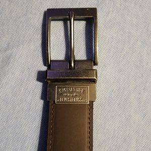 CLEARANCE 36-38 Brown Leather Belt